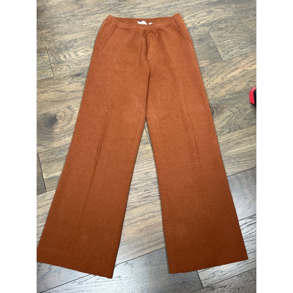 OYUN Pull On Margo Knit Pant in Camel Sz M NWOT